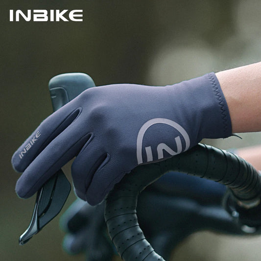INBIKE Herbst Winter Thermische Fahrrad Handschuhe Touchscreen Männer Frauen MTB Road BikeGloves Sport Fitness Outdoor Fahrrad Handschuhe